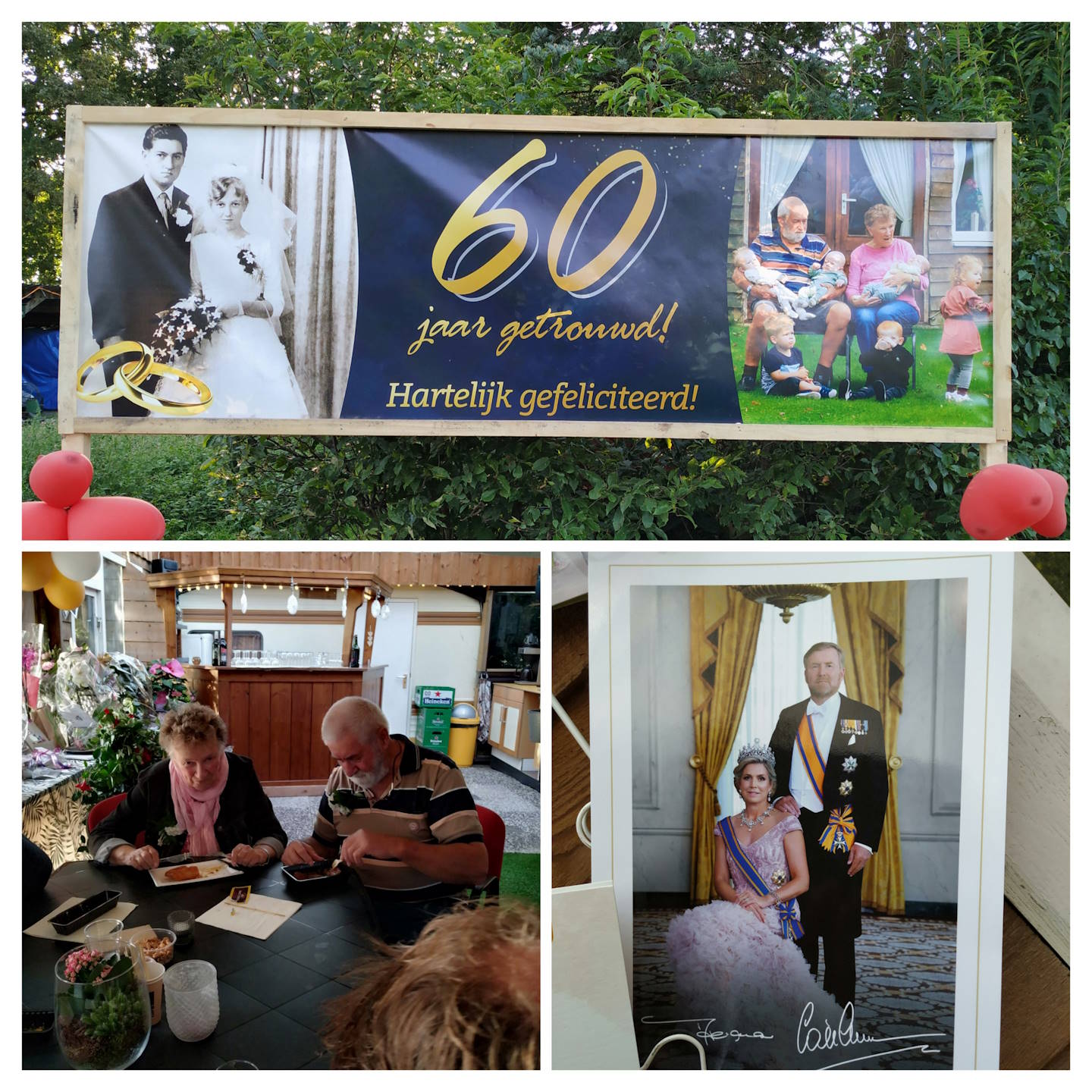 Cees en Lyda van Heerde 60 jaar getrouwd