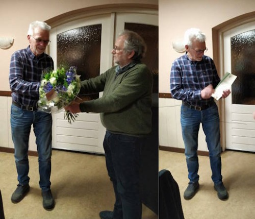 Wim Krooshof 40 jaar lid KLN